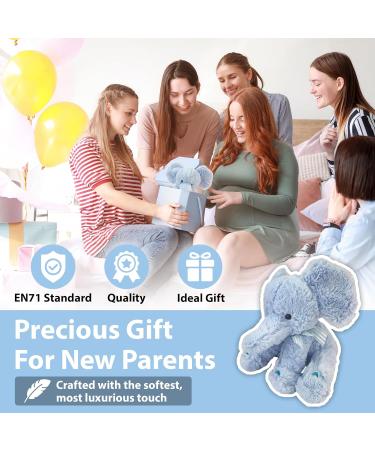 Blue Elephant Teddy Cuddly Toy for Babies | Baby Box Shop - Buy Online on GoSupps.com