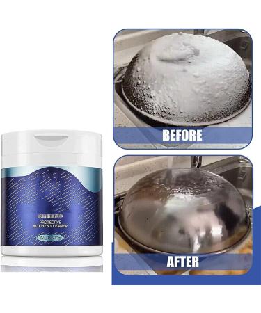 Mof Chef Cleaner Powder Powerful Kitchen All-purpose Powder Cleaner Heavy Duty Degreaser Cleaner Kitchen All Purpose Cleaning Powder Kitchen Grease Cleaner 500g - Buy Online on GoSupps.com