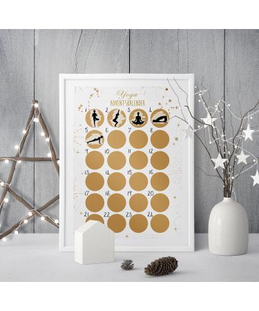 Buy A3 Scratch Advent Calendar | Unique Yoga HELL Christmas Countdown - Buy Online on GoSupps.com