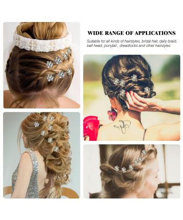 TUUXI 84pcs Rhmeta Title: inestone Crystal Twisters Set - Spiral Hair Pins for Wedding and Prom - Buy Online on GoSupps.com