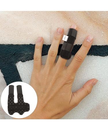1pc Orthotics Splint Thumb Brace - Support for Mallet Finger & Broken Thumb | Adjustable & Comfortable Black Sleeve - Buy Online on GoSupps.com