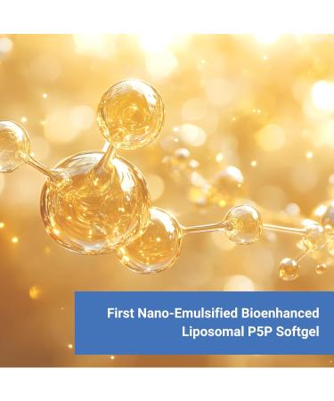 Naturalis Liposomal P-5-P 50mg Activated Vitamin B6 Nano-Emulsified in MCT Oil for Better Absorption | Non-GMO and Soy Free | Support Energy Metabolism and Neurological Function | 90 Softgels 90 Count (Pack of 1) - Buy Online on GoSupps.com