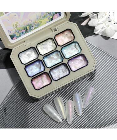 Gel to Apply by Tap Gradient Gel for Drawing | 9 Colours Nail Art Accessories Kit for Women Professional Beginners Creating Manicure Home - Buy Online on GoSupps.com