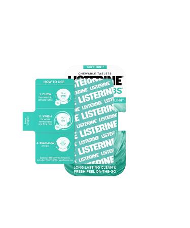 Listerine Ready! Tabs Soft Mint Chewable Tablets - 24 Count - Buy Online on GoSupps.com
