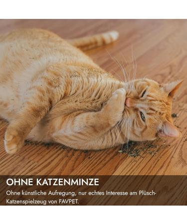 Favpet Plush Cat Toys with Bells - Cuddly Cat Pillows & Kitten Toys - Soft Plush Toys for Cats (Red) - Buy Online on GoSupps.com