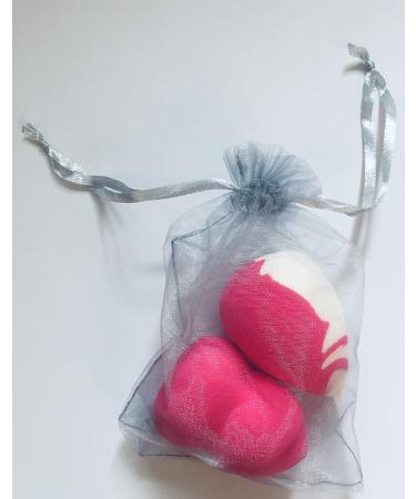 Premium Latex Free 2 Pc Makeup Sponge Set For Powder Oil Liquie Foundation