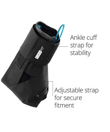 Ossur FormFit Ankle Brace with Speedlace & Figure 8 Straps - Large Size | Single Pull Closure & Removable Stays | Ankle Immobilization for Injury Recovery or Prophylactic Use - Buy Online on GoSupps.com