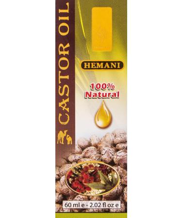 Hemani Castor Oil 60 ml - Pure Natural & Cold-Pressed | Fast International Shipping - Buy Online on GoSupps.com