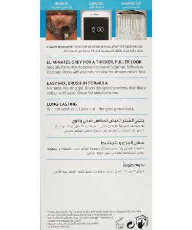 Just for Men M55 Real Black Moustache & Beard Dye - 1 Count - Buy Online on GoSupps.com