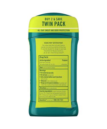 Degree Men Original Antiperspirant Deodorant 48-Hour Odor Protection Extreme Blast Mens Deodorant Stick 2.7 oz 2 Count (Pack of 2) 2.7 Ounce (Pack of 4) - Buy Online on GoSupps.com