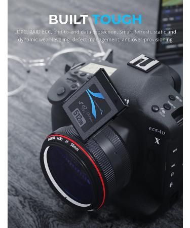 SABRENT Rocket CFX 512GB CFexpress Type B Memory Card | R1700MB/s W1500MB/s | CF-XTBT-512 - Buy Online on GoSupps.com