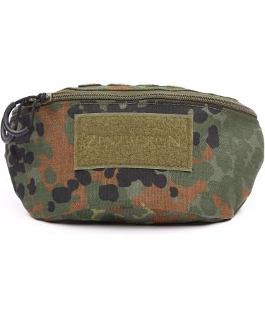 Zentauron Fussy Pocket Tactical Bag | 20x12x8 cm | High-Quality Cordura | Durable Molle Military Hip Belt Bag - Buy Online on GoSupps.com