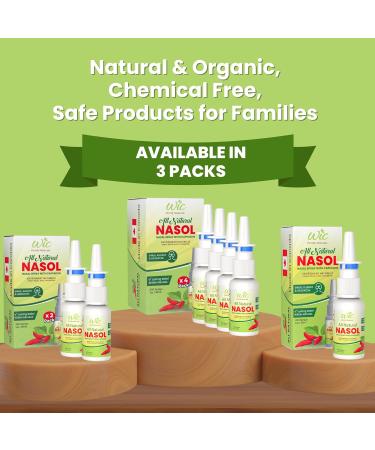 Capsaicin Nasal Spray - 200 Sprays | Natural Sinus & Allergy Relief | Holistic Non-Addictive Formula for Stuffy Nose - Buy Online on GoSupps.com