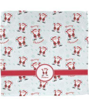 Personalized Santa Claus Making Snow Angels Washcloth - Custom Name Gift for Kids | YouCustomizeIt - Buy Online on GoSupps.com