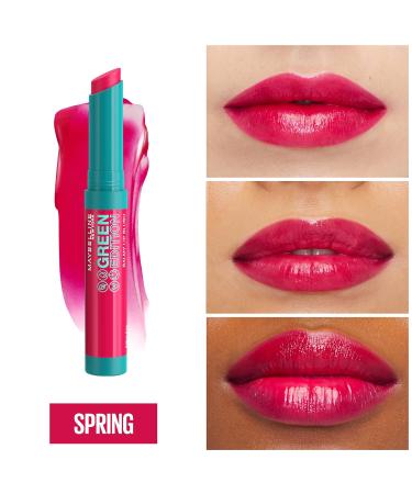 Maybelline Green Edition Balmy Lip Blush - Spring Fuschia Pink with Mango Oil (1 Count) - Buy Online on GoSupps.com