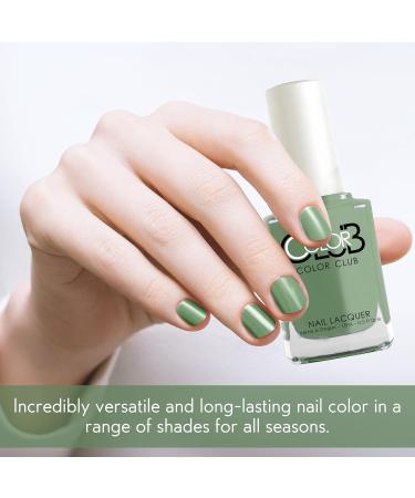 Color Club Color Club Nail Lacquer Jardin Green Nail Varnish Glossy Long Lasting 15ml - Buy Online on GoSupps.com