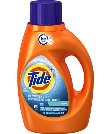 Tide Coldwater Clean Fresh Scent High Efficiency Turbo Clean Liquid Laundry Detergent 1.36 L (29 loads) - Packaging May Vary 1.36 l (Pack of 1) - Buy Online on GoSupps.com