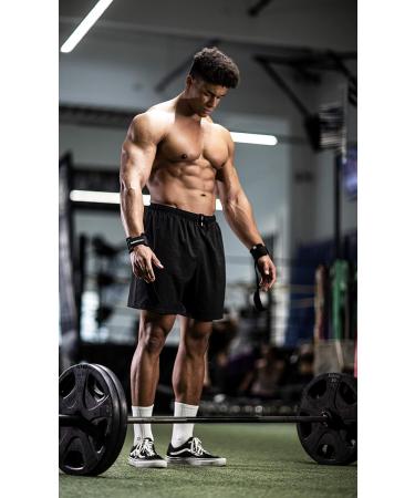 FITTECHT TUBLE HITS V2 | Comfort Training Aid with Wrist Cushions for Strength Training Fitness Bodybuilding & Weightlifting - Unisex Black - Buy Online on GoSupps.com