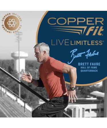 Copper Fit Energy Knee High Compression Socks - Black 4XL-5XL | Unisex Easy-On/Easy-Off | Comfort and Support - Buy Online on GoSupps.com