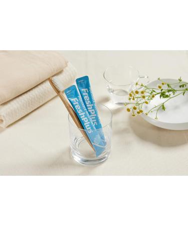 FreshPlus Mouthwash - TSA Approved Travel Size, Alcohol-Free with Natural Ingredients for Bad Breath - Evest Oral Care Treatments (20 Packets) - Buy Online on GoSupps.com
