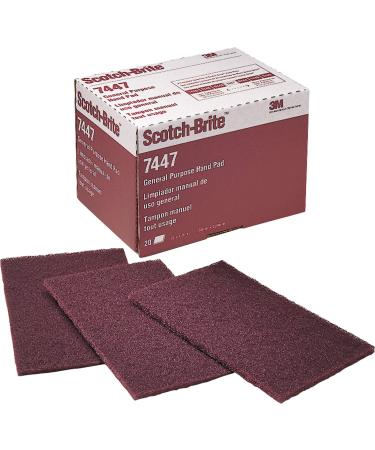 3M Scotch-Brite General Purpose Hand Pad 7447 Pro - 20 Count
