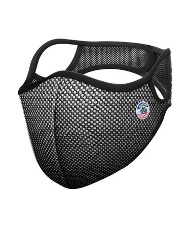 FROGMASK - Protective Mask - Anti-Pollen Mask - Anti-Pollution Mask - Bike - Motorcycle - Washable - Reusable - Grey - T