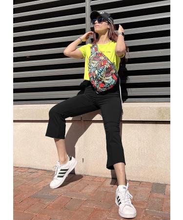 G4Free Women's Bootcut Golf Capris with Pockets - Black Small - Buy Online on GoSupps.com