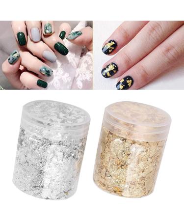 Nail DIY Foil Easy To Carry Nail Art Flakes Small Volume Good Condition Easy To Store Manicure Store Woman Beauty Salon for Home - Buy Online on GoSupps.com