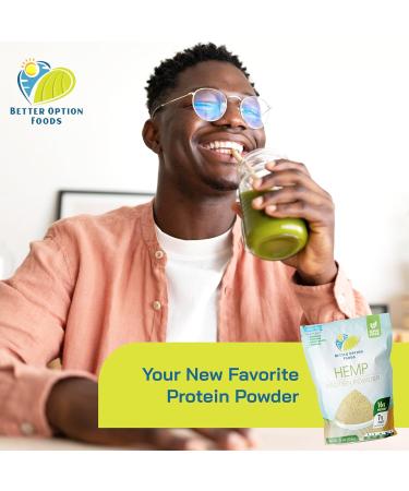 Hemp Protein Powder - Easy-to-Digest Fiber Protein Powder for Oatmeal Smoothies & Baked Goods - Non GMO Zero Dairy & Gluten Free Vegan Plant Based Protein Powder 16 oz Protein Powder 1 Pound (Pack of 1) - Buy Online on GoSupps.com
