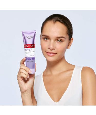 L'Oreal Paris Revitalift Replumping Gel Face Wash Cleanser With Hyaluronic Acid Suitable for Sensitive Skin 150 Ml 150 Milliliters - Buy Online on GoSupps.com