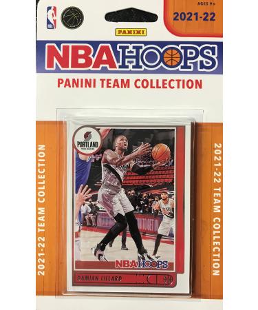 Portland Trail Blazers 2021 2022 Hoops Factory Sealed Team Set with Greg Brown III Rookie Card #226