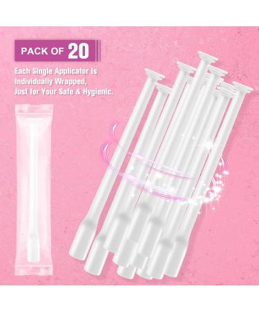 Nieteyrue 20-Pack Disposable Suppository Applicators for Women - Fits Size 00 Cap-sules - Feminine Care Applicators - Individually Wrapped - Buy Online on GoSupps.com