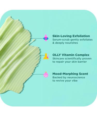 OLLY Body Wash & Body Scrub Mini pack 4 Count Hydrate & Repair Skin Barrier 3 oz - Buy Online on GoSupps.com