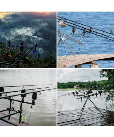 Anyswit 4-Piece Carp Fishing Swimmers with Bite Indicator Light | Versatile Swingers for Night Fishing & Multiple Positions - Buy Online on GoSupps.com