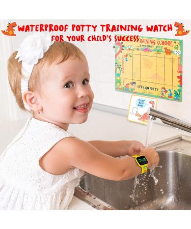 Potty Training Timer Watch for Kids | Fun Lights & Music | Water Resistant | Rechargeable | Smart Sensor | No Time Alarm | Ideal for Baby & Toddler - Buy Online on GoSupps.com