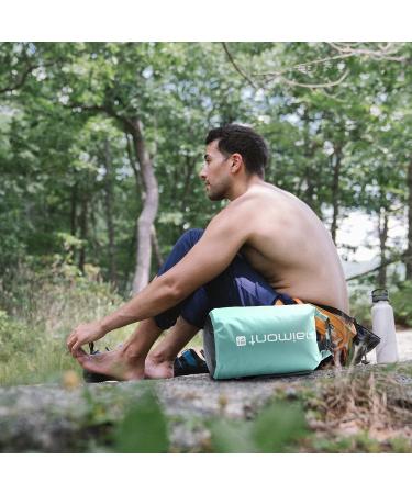 Haimont 10L Waterproof Dry Bag Backpack for Kayaking, Rafting, Boating & Fishing - Aqua Green with IPX8 Waterproof Phone Case - Buy Online on GoSupps.com