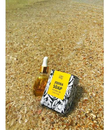 Buy Pure Organic Jojoba Soap Bar - 100% Natural Oil & Olive Oil for Healthy Skin - International Shipping - Buy Online on GoSupps.com