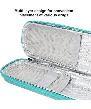 Insulin Cooler Portable Storage for Diabetes Daily Use - Green - Buy Online on GoSupps.com