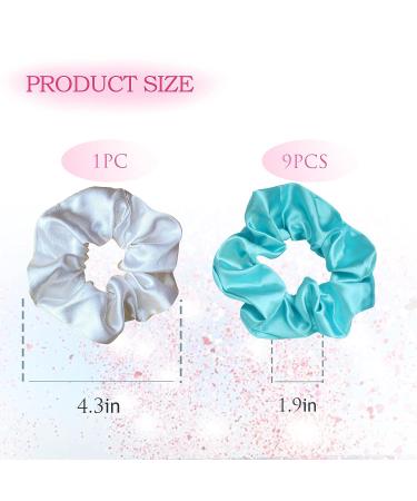 Lady & Home 10-Pack Blue Bridesmaids Scrunchies - Bridesmaid Proposal Gifts for Bachelorette Party and Bridal Shower - Buy Online on GoSupps.com