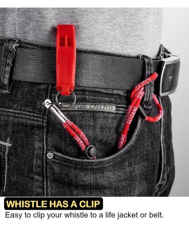 SUYAMI Emergency Survival Boat Whistle - 2 Pack (Red) | Loud, Lightweight, and Compact - Buy Online on GoSupps.com