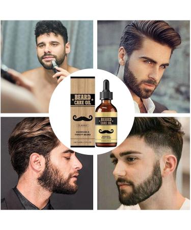 Beard Oil for Men 60 ml Naturally Scented Beard Care Conditioner Styling Moisturizing Nourishing for Daily Care Home Travel Party Special Events - Buy Online on GoSupps.com