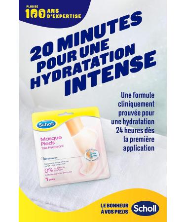 Buy Scholl Very Moisturising Foot Mask - Hydrating Foot Care for Soft Smooth Feet | International Shipping Available - Buy Online on GoSupps.com