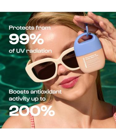 Alleyoop Sunsational Tinted Moisturizer SPF 50 for Face Broad Spectrum 100% Mineral Face Sunscreen with Jojoba Hydrating & Soothing Tinted Sunscreen Vegan & Cruelty-Free (Glimmer) - Buy Online on GoSupps.com