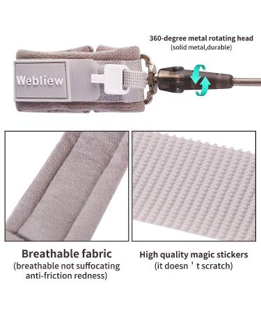 Anti Lost Wrist Link  Toddler Safety Leash with Key Lock  Safety Wrist Leash for Toddlers  Babies & Kids 8.2 feet Grey - Buy Online on GoSupps.com