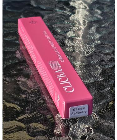 CLICKA One-Touch Retractable Tinted Lip Balm Moisturizing Lip Gloss with Menthol (Rose Pink) Korean Lip Care - Buy Online on GoSupps.com