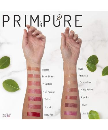 Prim and Pure Natural Lip Gloss for Women - Organic, Cruelty-Free, USA Made (Nude Shade) - Buy Online on GoSupps.com