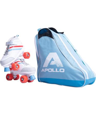 Apollo Skate Bag | Chic & Spacious Roller Skate Bag for Kids & Adults | Practical Ice Skating & Inline Skate Accessory in Blue - Buy Online on GoSupps.com