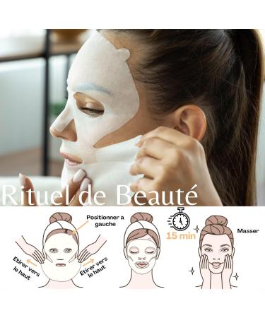 Hyaluro-Collagen Lifting Mask Hydrating Lifting Anti-oxidant Anti-aging Anti-wrinkle 97% Natural Origin Made in France Dehydrated dry mature tired skin Dull complexion - Buy Online on GoSupps.com