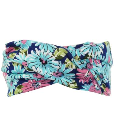 Harry's Collection Girls' Headband - Floral Hair Band in 4 Colors | Kids' Accessories | Multicolor Pink & Turquoise | 1 Piece - Buy Online on GoSupps.com