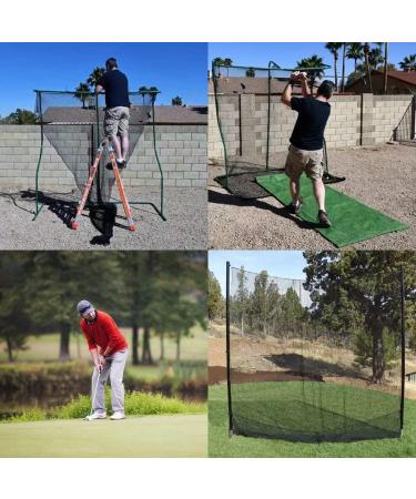 GemonExe 10x15ft Golf Sports Practice Barrier Net - Heavy Duty Nylon Hitting Net for Golf Ball - High Impact Containment Nets Available in 10x10ft, 10x15ft, 10x20ft - Buy Online on GoSupps.com